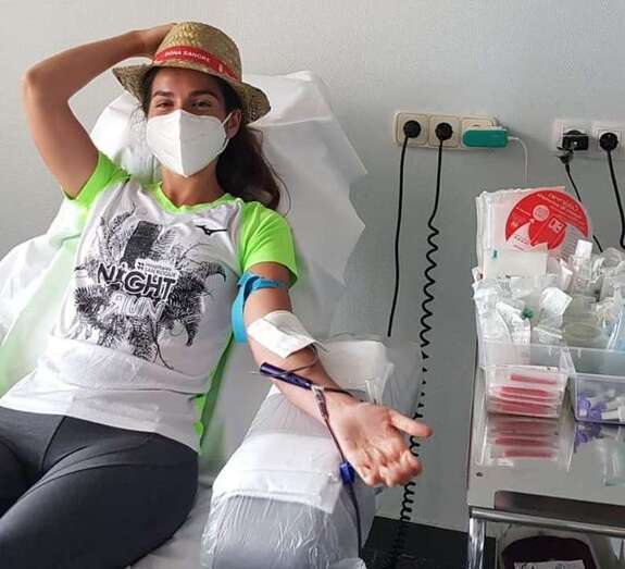 Donante de sangre (Foto TA)